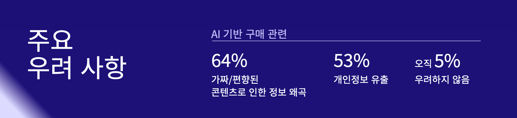 한국 소비자_AI 기반 구매 관련 주요 우려사항