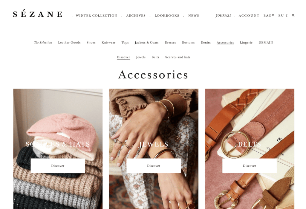 Sezane store