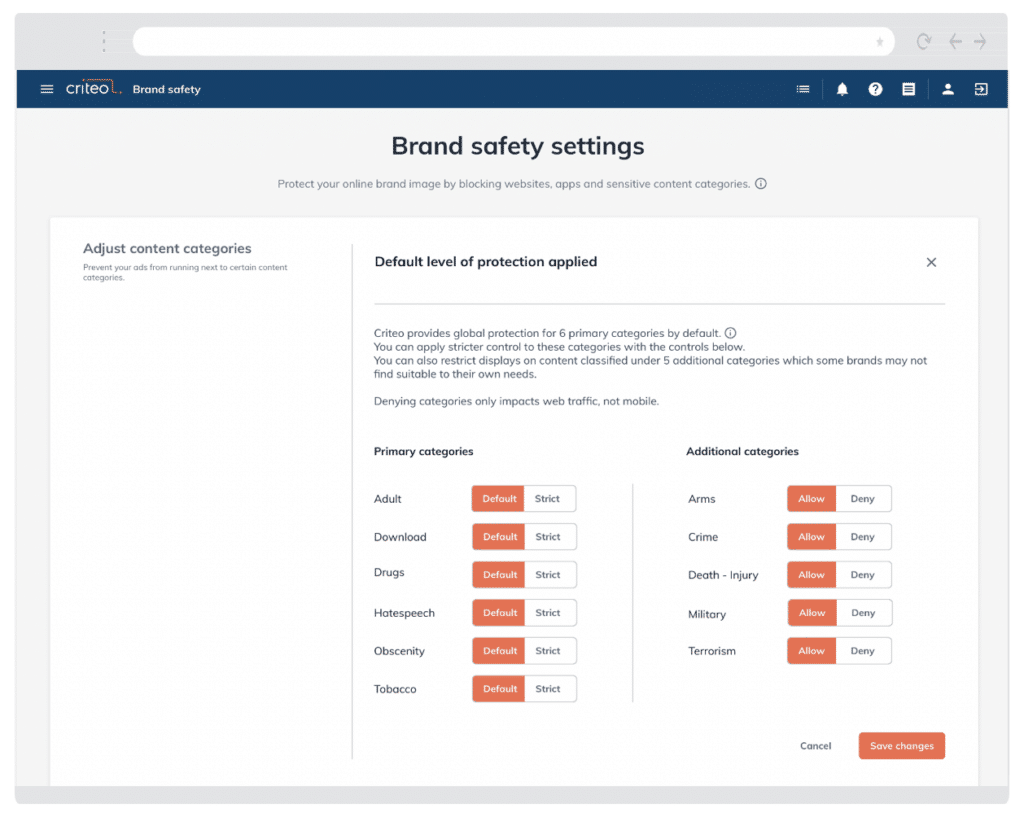 brand safety Criteo