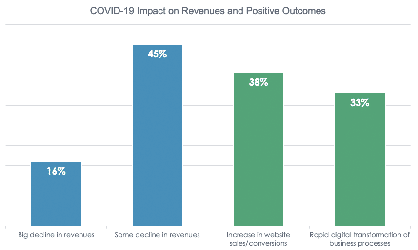 COVID-19 impact on revenues and positive outcomes