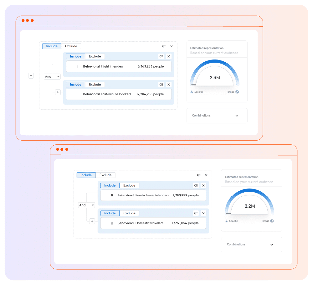 traveler segments in Criteo Commerce Growth